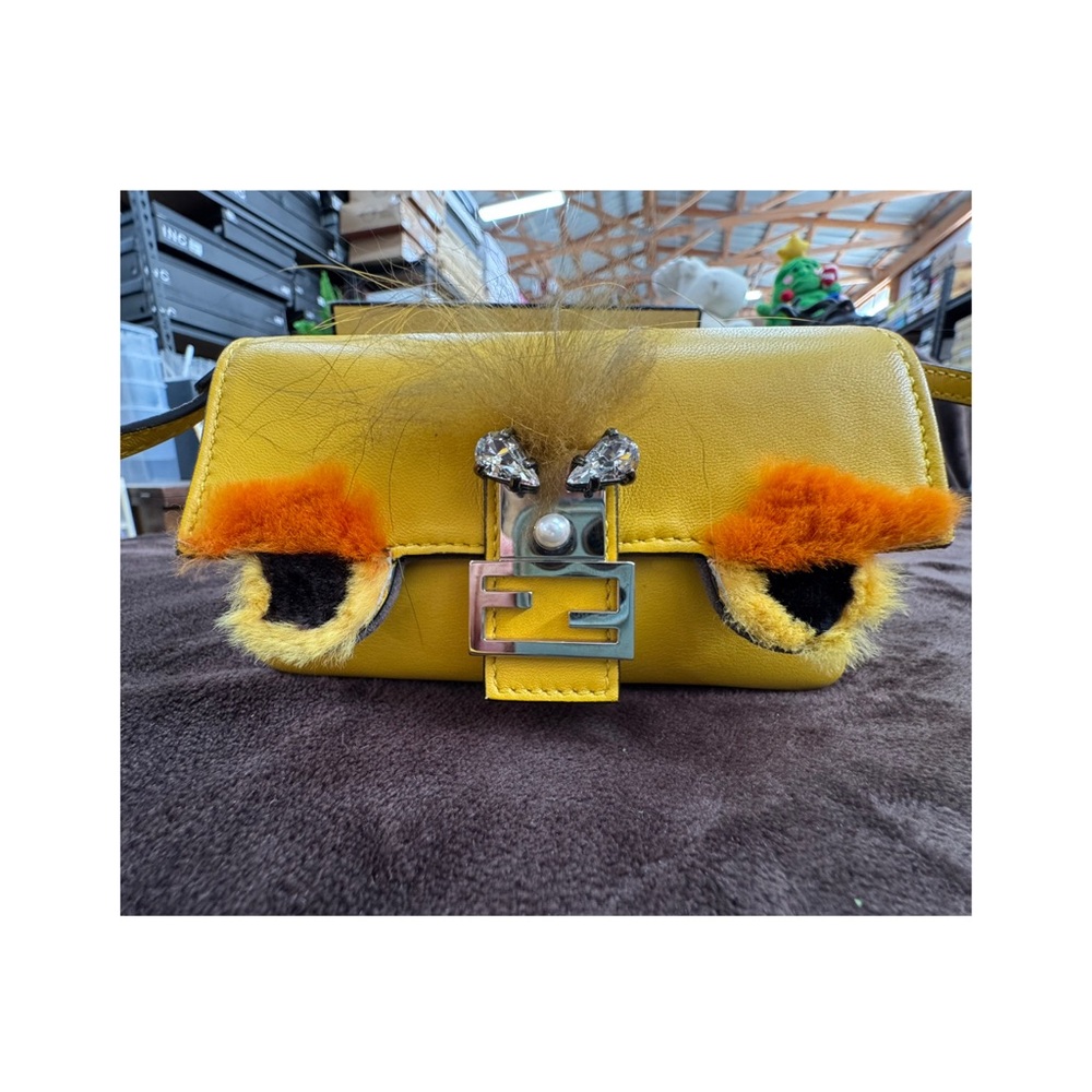 Fendi Rare Monster series bag in Yellow